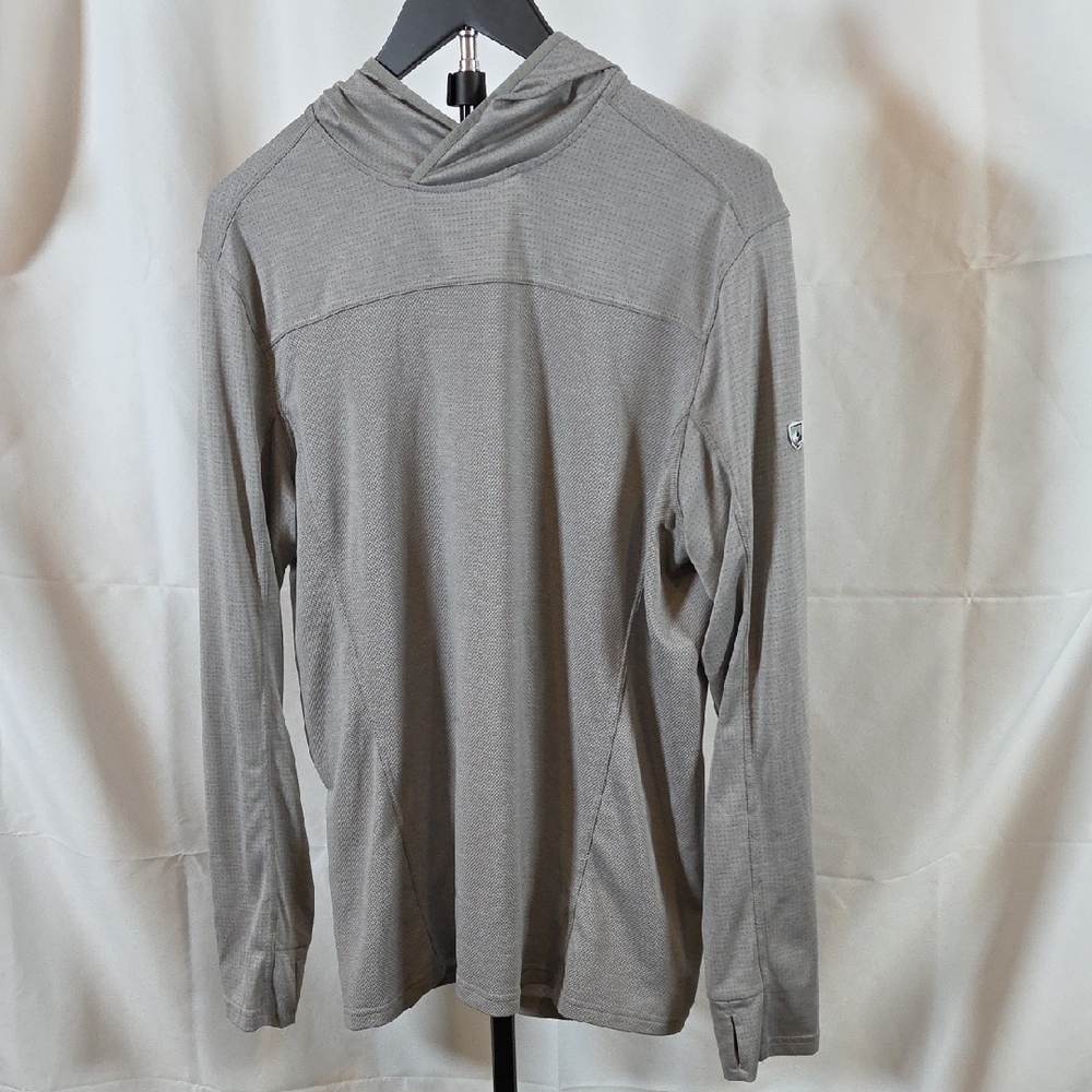 Men's Kuhl Cloud Gray Engineered Hoodie Medium